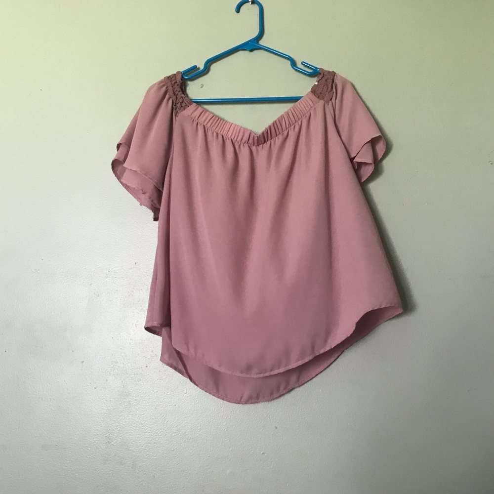 Blush blouse